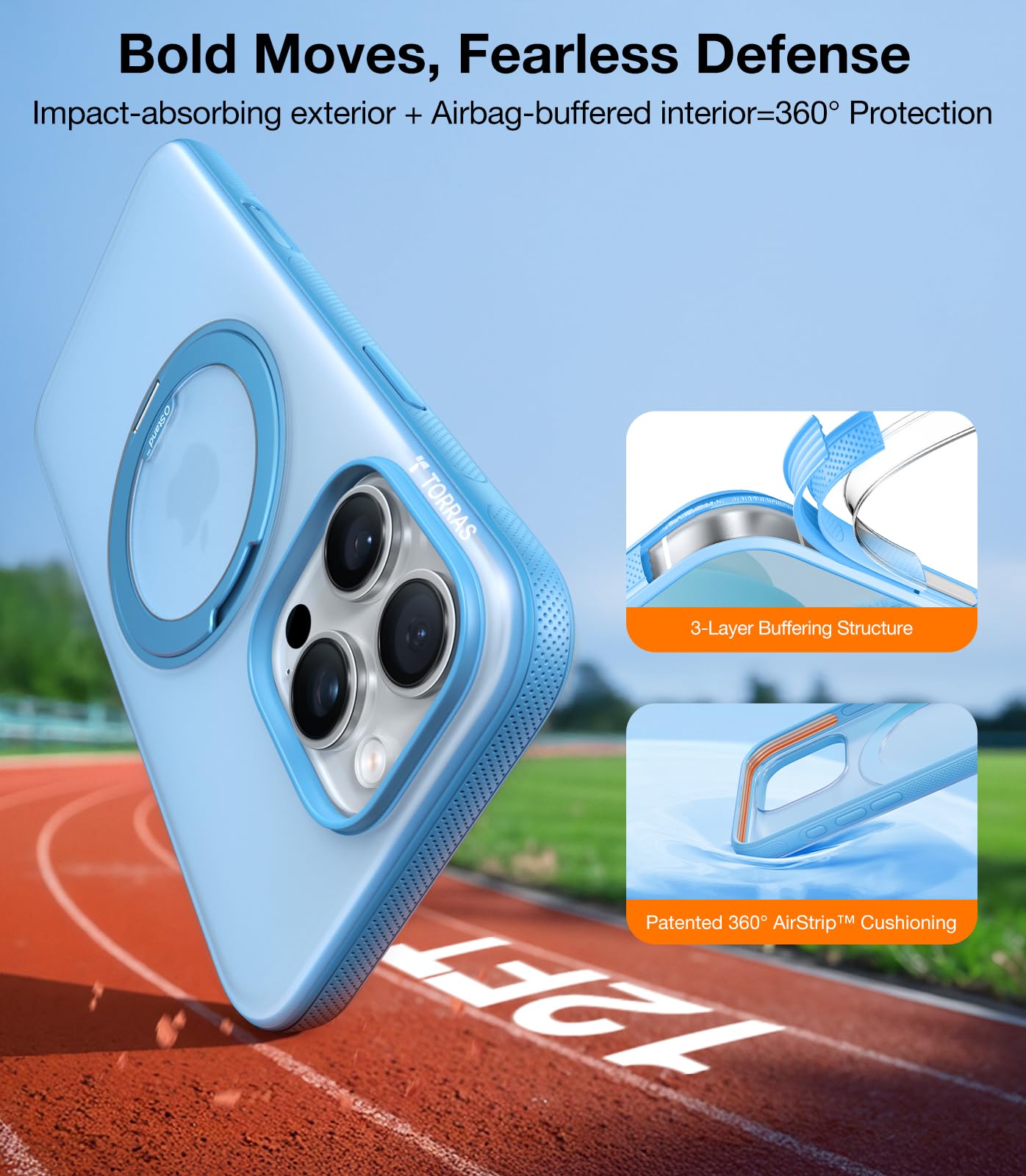 Amazon.com: TORRAS O3 Fitness for iPhone 16 Pro Case Magnetic